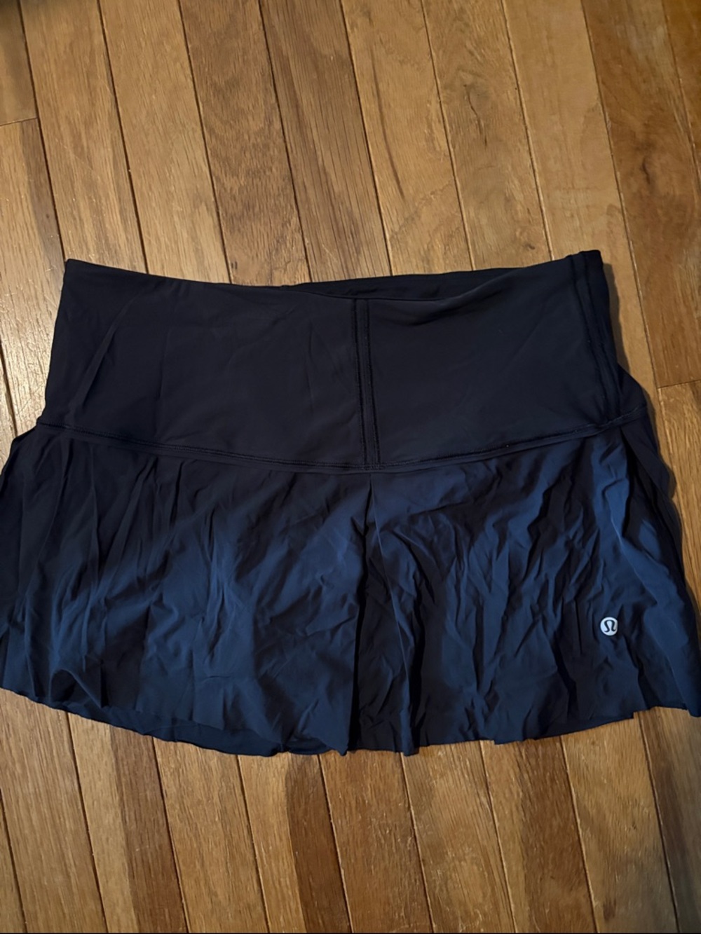 lululemon athletica Black Pleated Athletic Skort